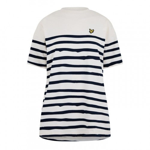 Front - Lyle & Scott Womens/Ladies Breton Cotton T-Shirt