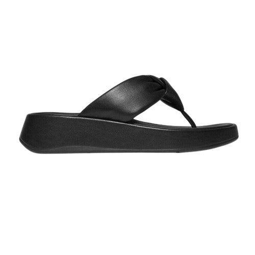 Front - FitFlop Womens/Ladies Mode Knotted Leather Sandals