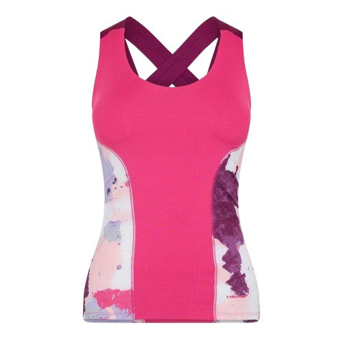 Front - Head Womens/Ladies Vision Graphic Print Tank Top