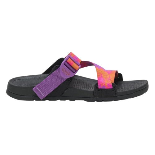 Front - Chaco Womens/Ladies Lowdown Tie Dye Slides