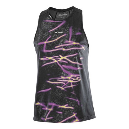 Front - Salomon Womens/Ladies Core Graphic Print Tank Top