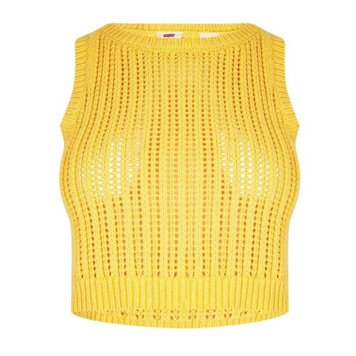 Front - Levis Womens/Ladies Knitted Vest Top