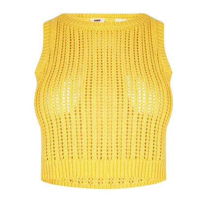 Front - Levis Womens/Ladies Knitted Vest Top