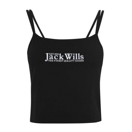 Front - Jack Wills Womens/Ladies Double Strap Vest Top