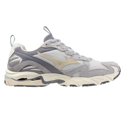 Front - Mizuno Mens Wave Rider 10 Sportstyle Leather Trainers