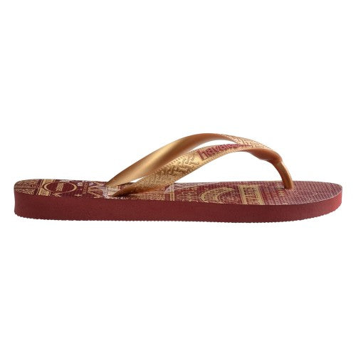 Front - Harry Potter Unisex Adult Harry Potter Graphic Print Flip Flops