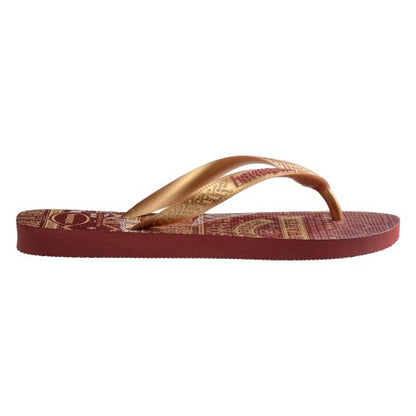 Front - Harry Potter Unisex Adult Harry Potter Graphic Print Flip Flops