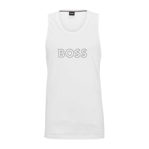 Front - Boss Mens Organic Cotton Tank Top
