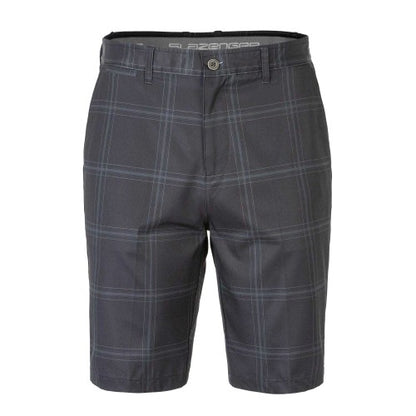 Front - Slazenger Mens Checked Golf Shorts