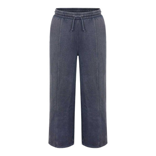 Front - Firetrap Womens/Ladies Washed Stitched Wide Leg Sweatpants
