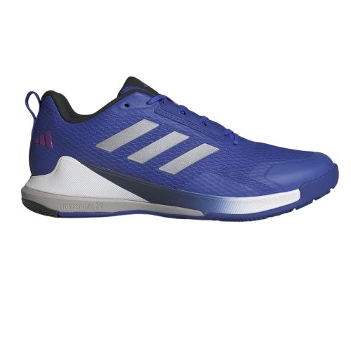 Front - Adidas Mens Novaflight 2 Indoor Court Trainers