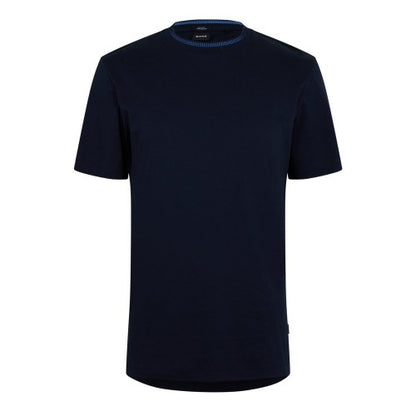 Front - Boss Mens Crew Neck Regular T-Shirt