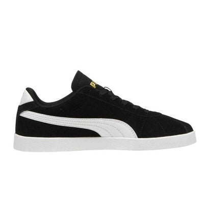 Front - Puma Mens Club II Suede Flat Trainers