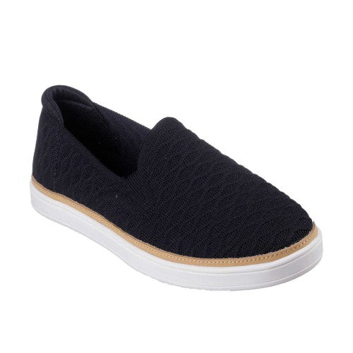 Front - Skechers Womens/Ladies Coast Drive Textured Loafers
