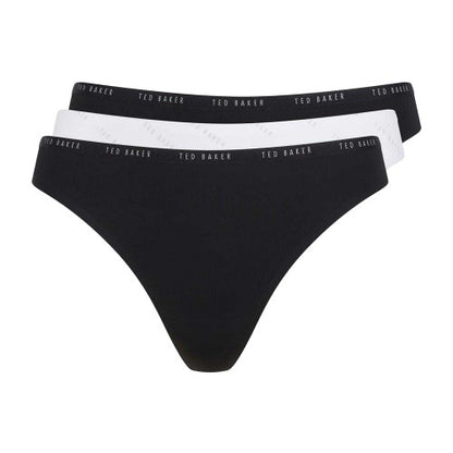 Front - Ted Baker Womens/Ladies Logo Thong (Pack of 3)