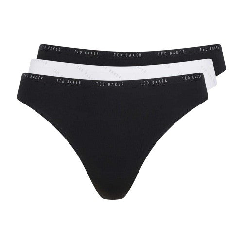 Front - Ted Baker Womens/Ladies Logo Thong (Pack of 3)