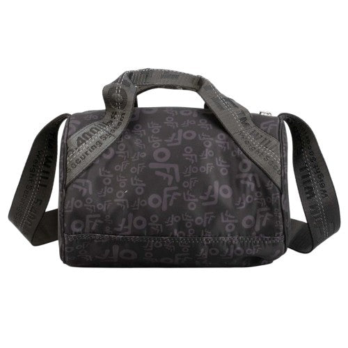 Front - Off White All-Over Print Nylon Crossbody Bag