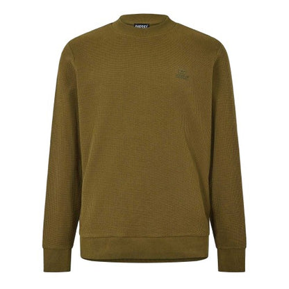 Front - Diesel Mens Ribbed Sweatshirt