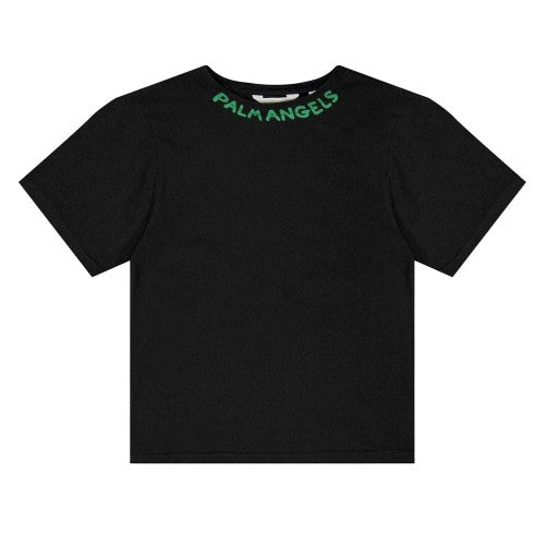 Front - Palm Angels Childrens/Kids Logo Regular T-Shirt