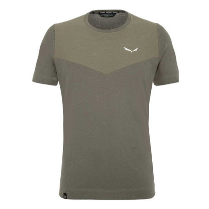 Front - Salewa Mens Crew Neck Regular T-Shirt