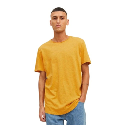 Front - Jack And Jones Mens Slub T-Shirt