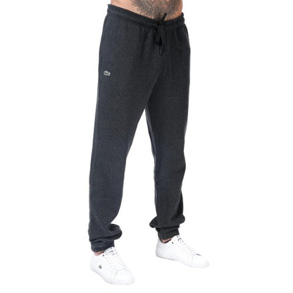 Front - Lacoste Mens Fleece Logo Jogging Bottoms
