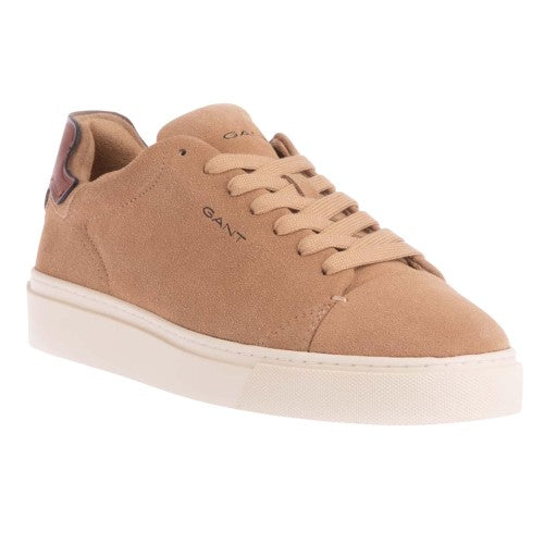 Front - Gant Mens Mc Julien Cow Suede Trainers