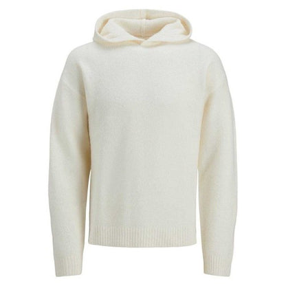 Front - Jack And Jones Mens Knitted Regular Hoodie