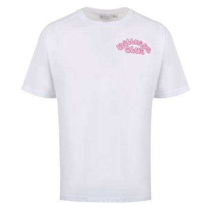 Front - Miso Womens/Ladies Lettering Back Print Regular T-Shirt