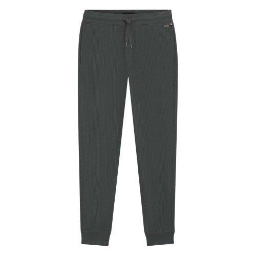 Front - Boss Mens Waffle Plain Jogging Bottoms