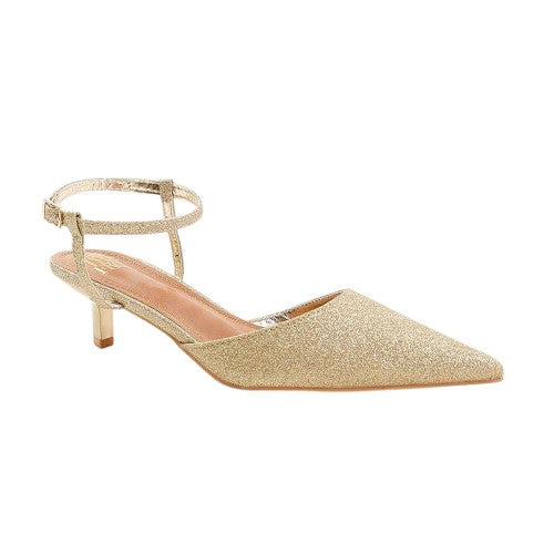 Front - Where´s That From Womens/Ladies Metallic Sandals