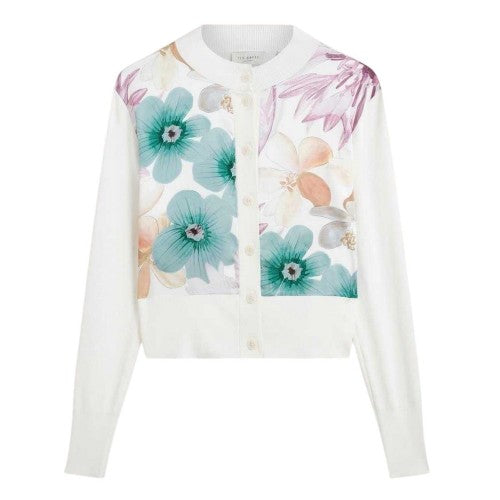 Front - Ted Baker Womens/Ladies Floral Woven Cardigan