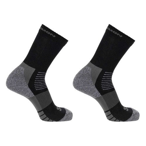 Front - Salomon Womens/Ladies Merino Wool Crew Socks (Pack of 2)