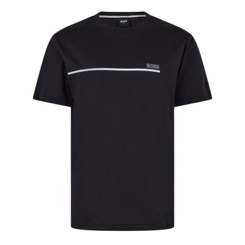 Front - Boss Mens Logo Regular T-Shirt