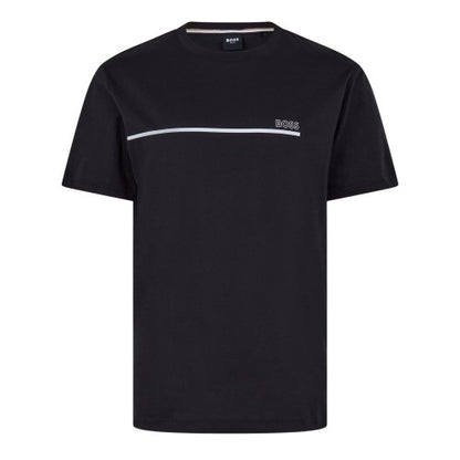 Front - Boss Mens Logo Regular T-Shirt