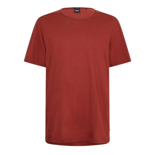 Front - Boss Mens Tiburt Plain T-Shirt