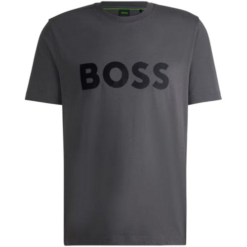 Front - Boss Mens Big Logo Regular T-Shirt