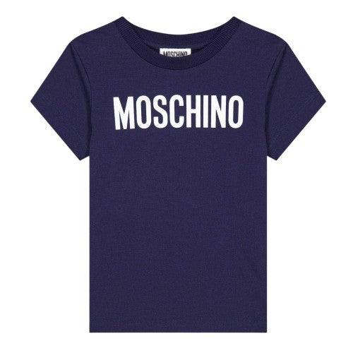 Front - Moschino Childrens/Kids Logo T-Shirt