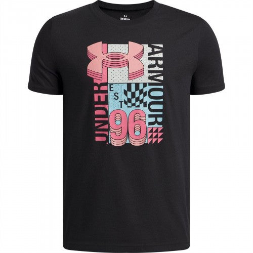 Front - Under Armour Childrens/Kids Wordmark Logo T-Shirt