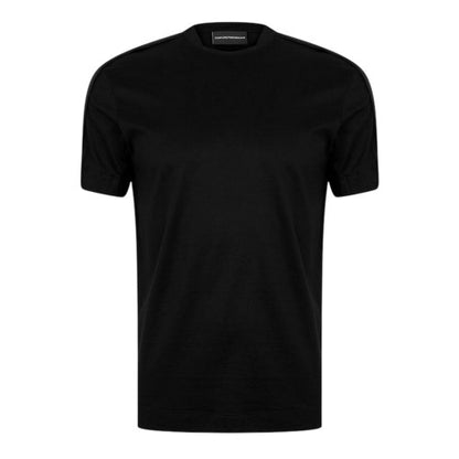 Front - Emporio Armani Mens Tape Logo T-Shirt