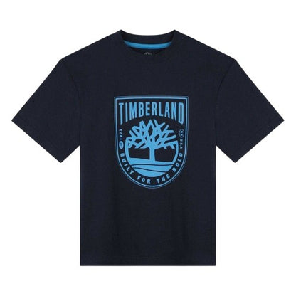 Front - Timberland Childrens/Kids Logo Crew Neck T-Shirt