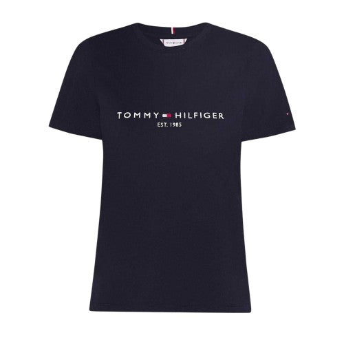 Front - Tommy Hilfiger Womens/Ladies Essential Logo T-Shirt