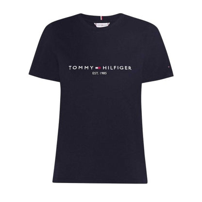 Front - Tommy Hilfiger Womens/Ladies Essential Logo T-Shirt