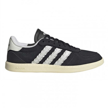 Front - Adidas Womens/Ladies Breaknet Leather Flat Trainers