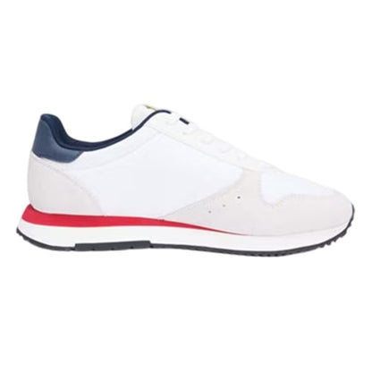 Front - Tommy Jeans Mens Runner Leather Trainers