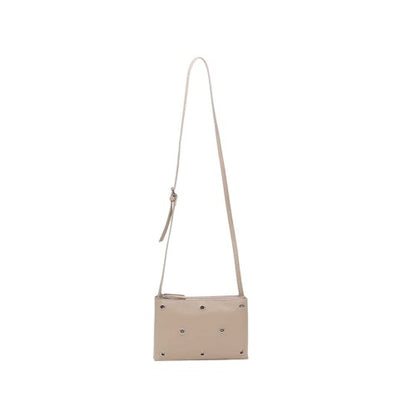 Front - Firetrap Eyelets Faux Leather Crossbody Bag