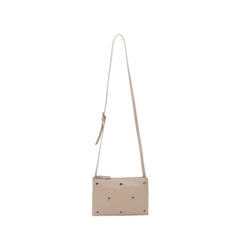 Front - Firetrap Eyelets Faux Leather Crossbody Bag