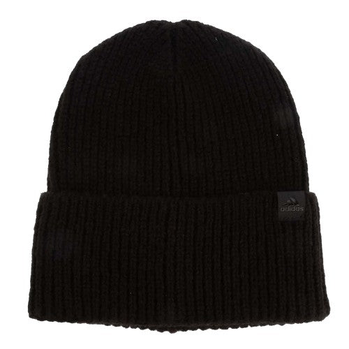 Front - Adidas Mens Turned Up Cuff Beanie