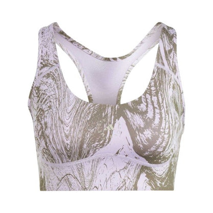Front - Adidas Womens/Ladies Scoop Neck Regular Workout Sports Bra