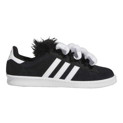 Front - Adidas Mens Campus 80s Bones Suede Trainers